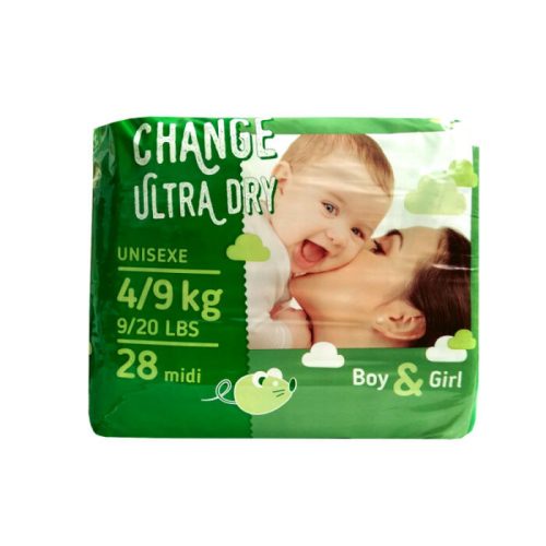 Change pelenka Ultra dry (3-as) 4 - 9 kg (28 db/cs)