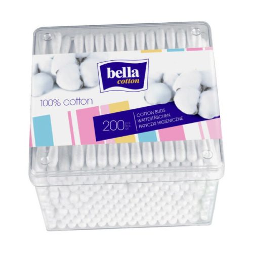 Bella Fültisztító Cotton Műanyag dobozos (200 db/cs)
