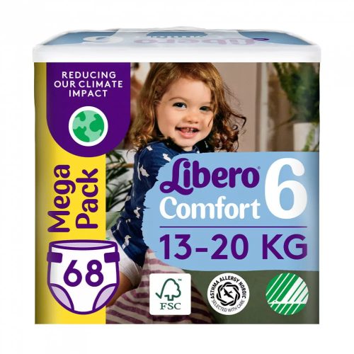 Libero Comfort pelenka MegaPack 6, 13-20kg 68db