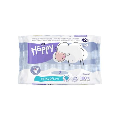 Bella Nedves WC papír Baby Happy, Sensitive (42 db/cs)