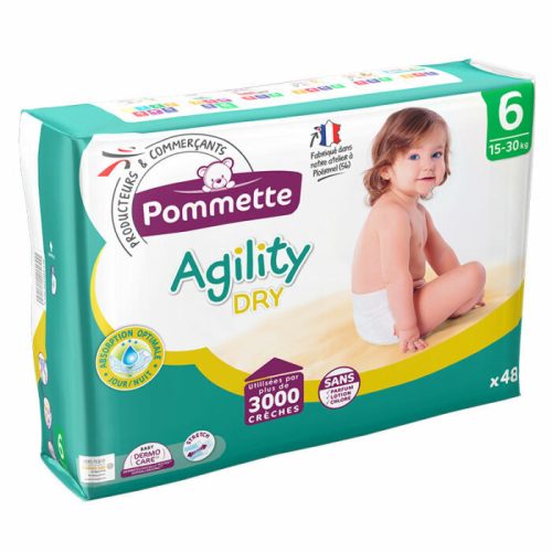 Pommette Agility Dry  pelenka 6, 15 - 30 kg 48db
